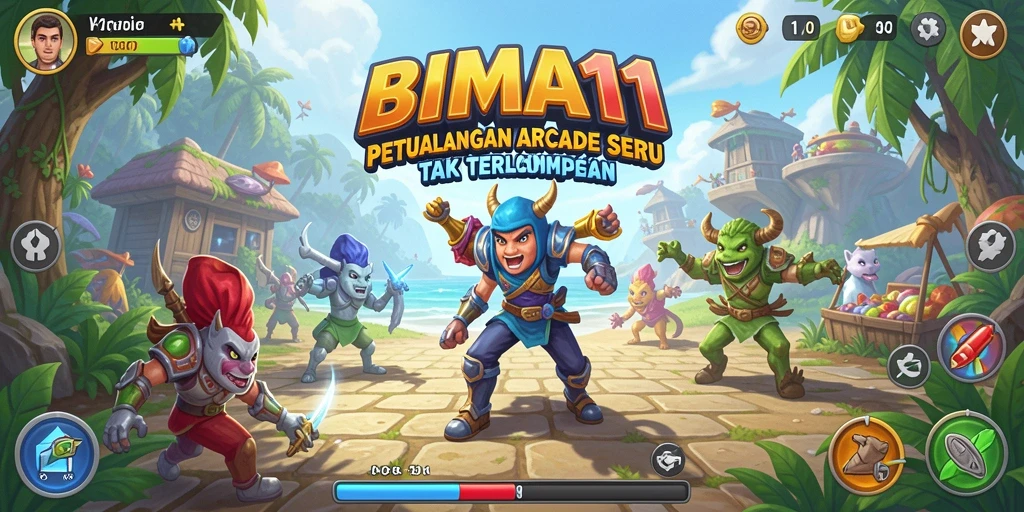 Screenshot gameplay BIMA11 yang menunjukkan aksi seru.