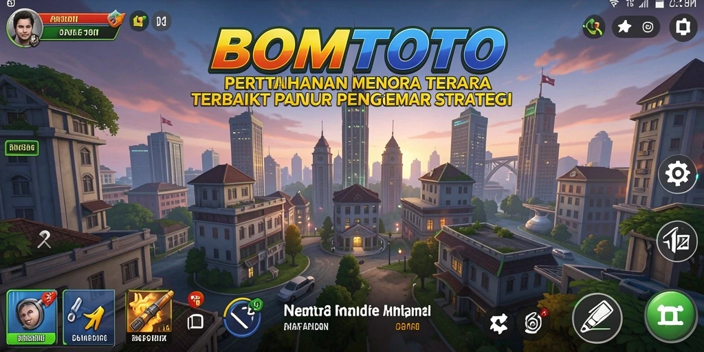 Menampilkan aksi seru dalam permainan Tower Defense yang strategis.