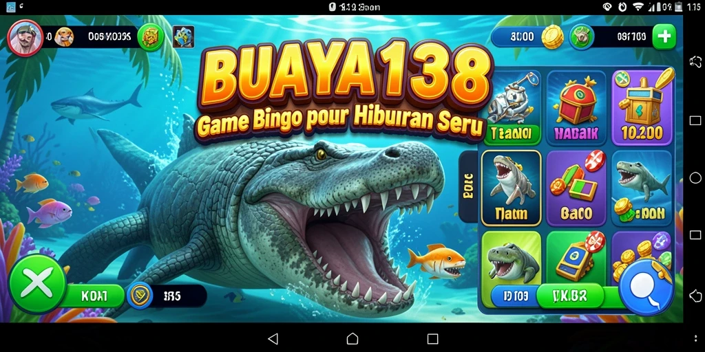 Tampilan gameplay yang seru dan interaktif di BUAYA138.