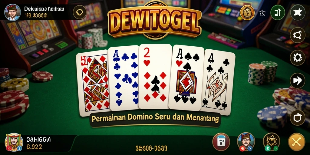 Tampilan gameplay seru di DEWITOGEL dengan teman-teman.
