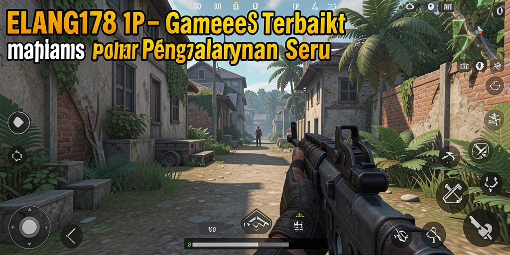 Tangkapan layar dari gameplay seru ELANG178 dalam mode TPS.