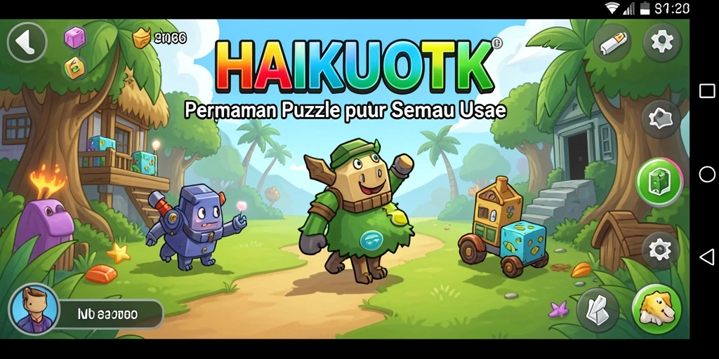 Tampilan gameplay HAIKUOTK yang menarik dan penuh tantangan.