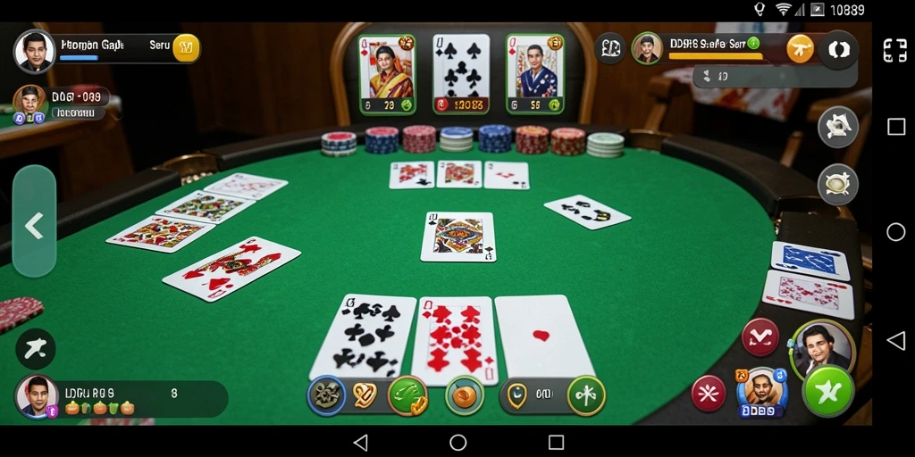 Tampilan gameplay Gaple yang menarik dan interaktif.