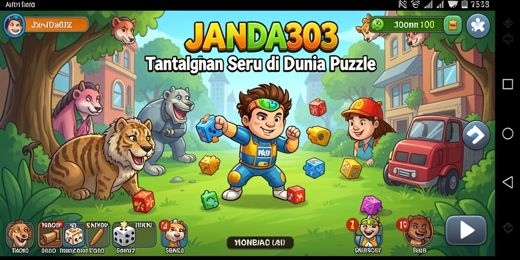 Tampilan gameplay yang menantang dari JANDA303 dalam kategori Puzzle.
