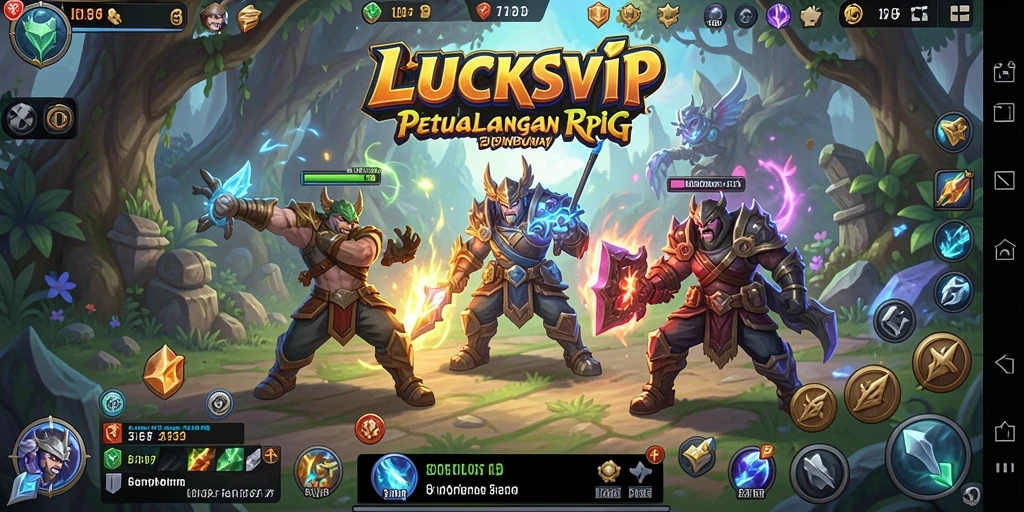 Gameplay epik LUCKSVIP dengan petualangan yang seru.