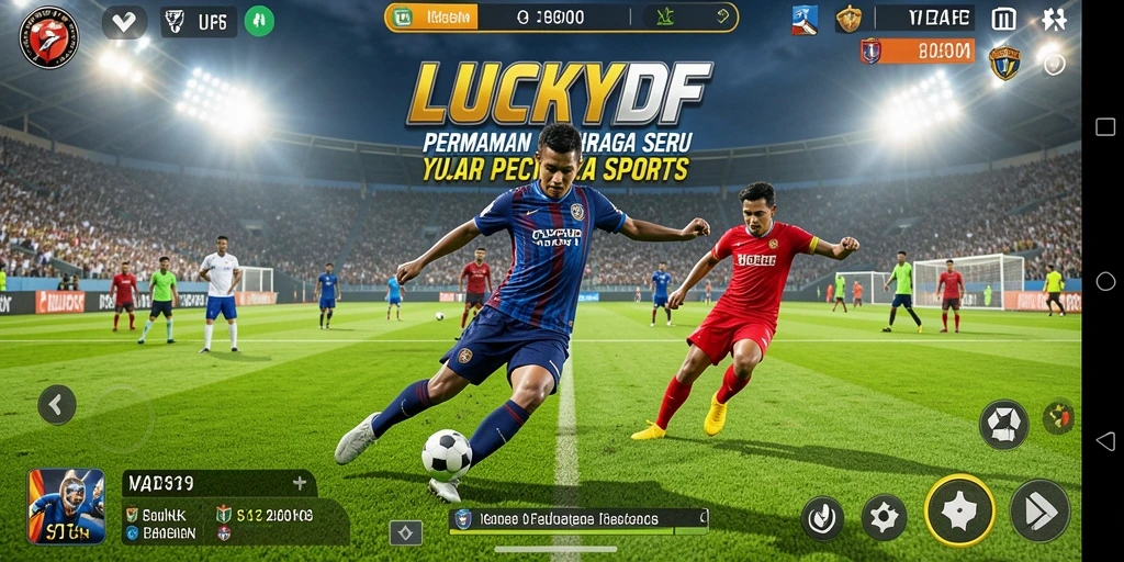 Gameplay menarik LUCKYDF yang menantang adrenalin pemain.