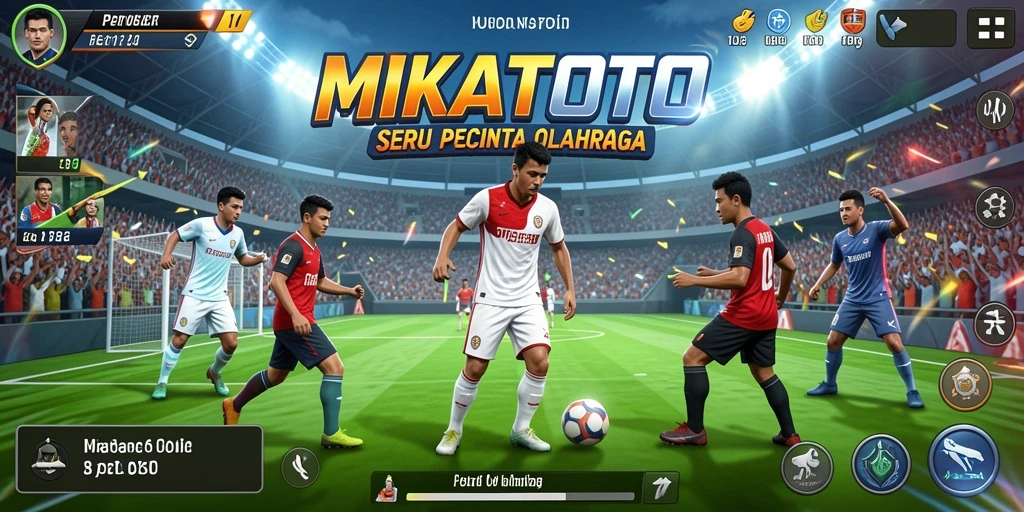 Tangkapan layar MIKATOTO menunjukkan aksi seru dalam permainan Sports.