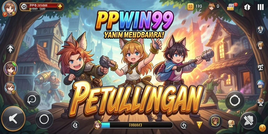 Gameplay dinamis dan karakterAnime dalam PPWIN99.