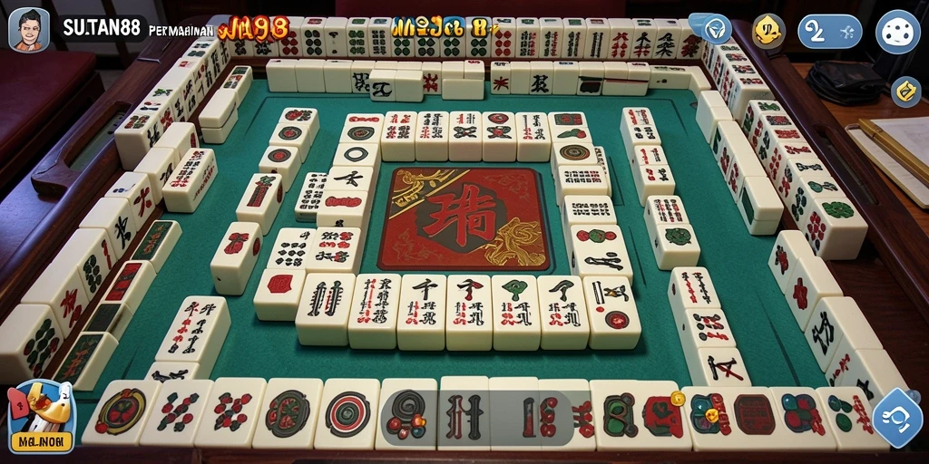 Tampilan menarik dari gameplay Mahjong di SULTAN88.