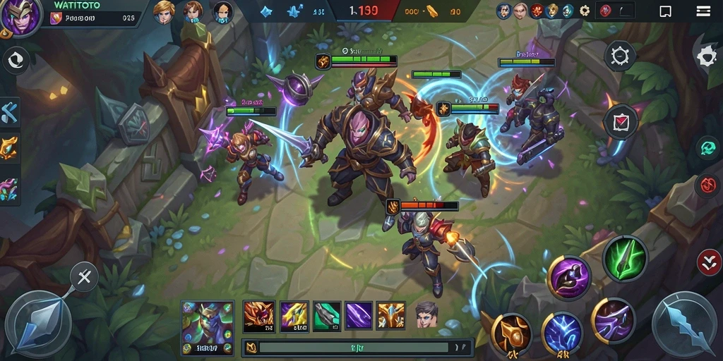 Gameplay seru dan aksi strategis di WATITOTO.