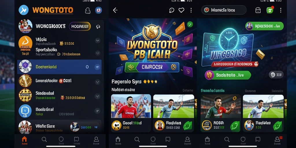 Tampilan gameplay aplikasi Sportsbook WONGTOTO yang menarik dan interaktif.