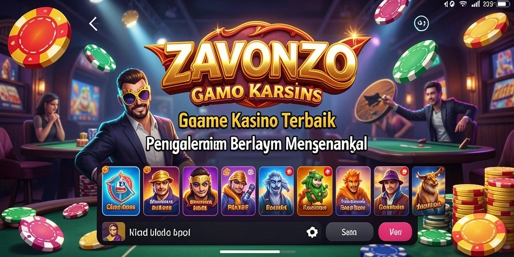 Tampilan gameplay ZAVONZO yang menarik dan menyenangkan.
